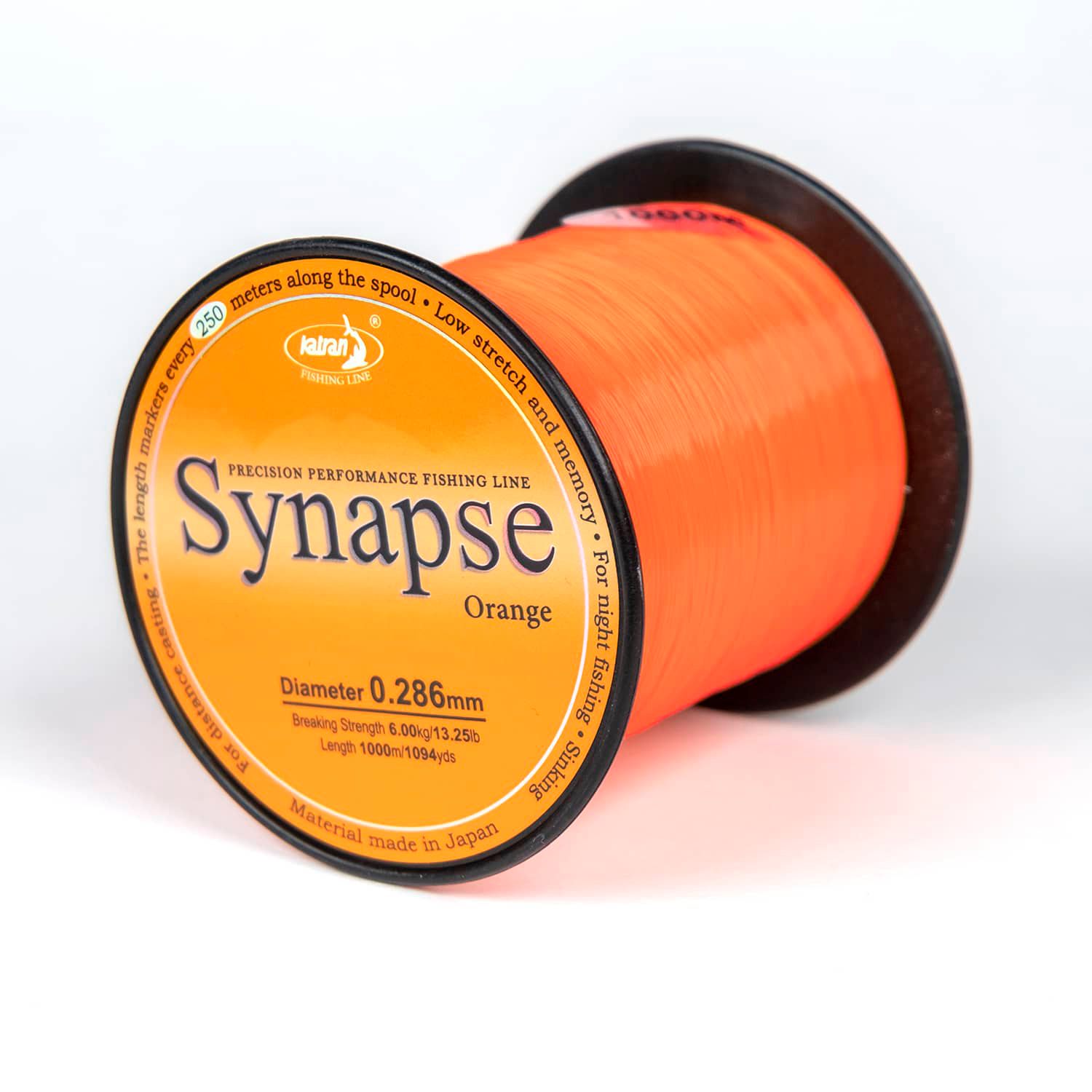 Katran Synapse Orange | Sinkende Monoschnur für Weitwurf & Karpfen