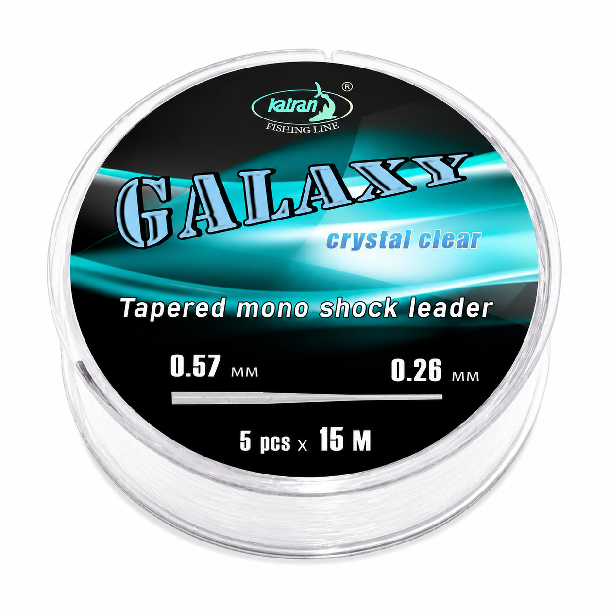 Katran Galaxy Tapered Leader | Konische Schlagschnur für Weitwurf – Bild 4